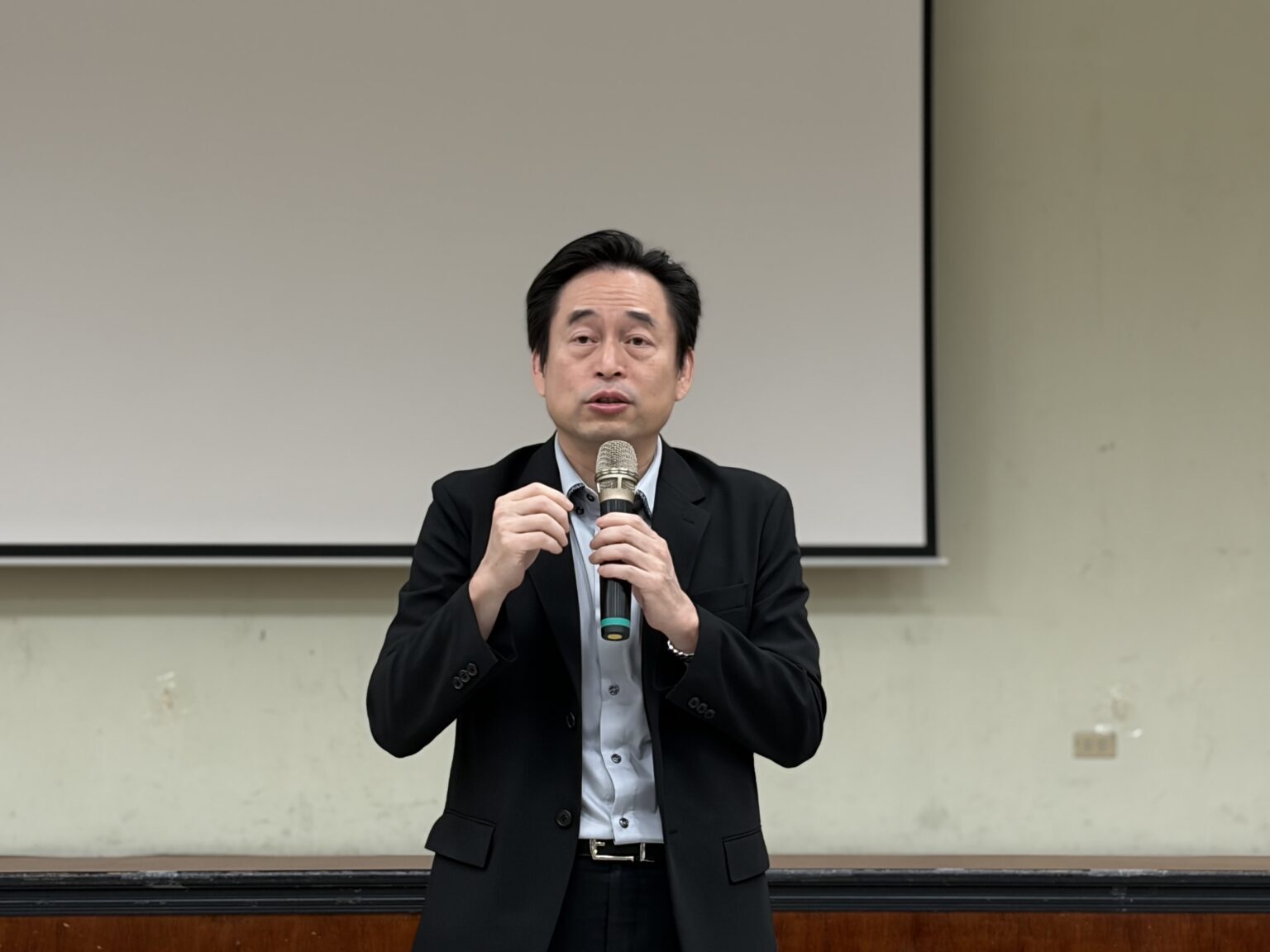 政風處長邱滄霖致詞。(政風處提供)